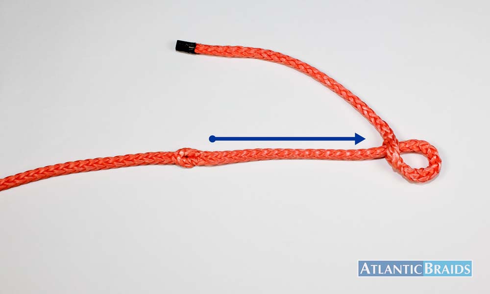 Dyneema Brummel Eye Splice - 1 end of rope - Atlantic Braids Ltd.